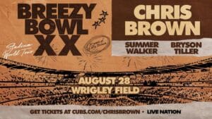 Chris Brown at Wrigley Field