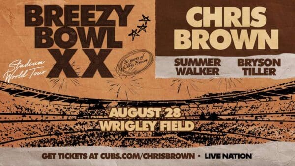 Chris Brown at Wrigley Field