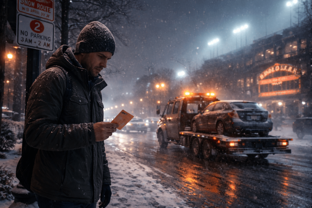 How Much Can A Winter Mistake Cost (Ticket + Tow + Storage)?