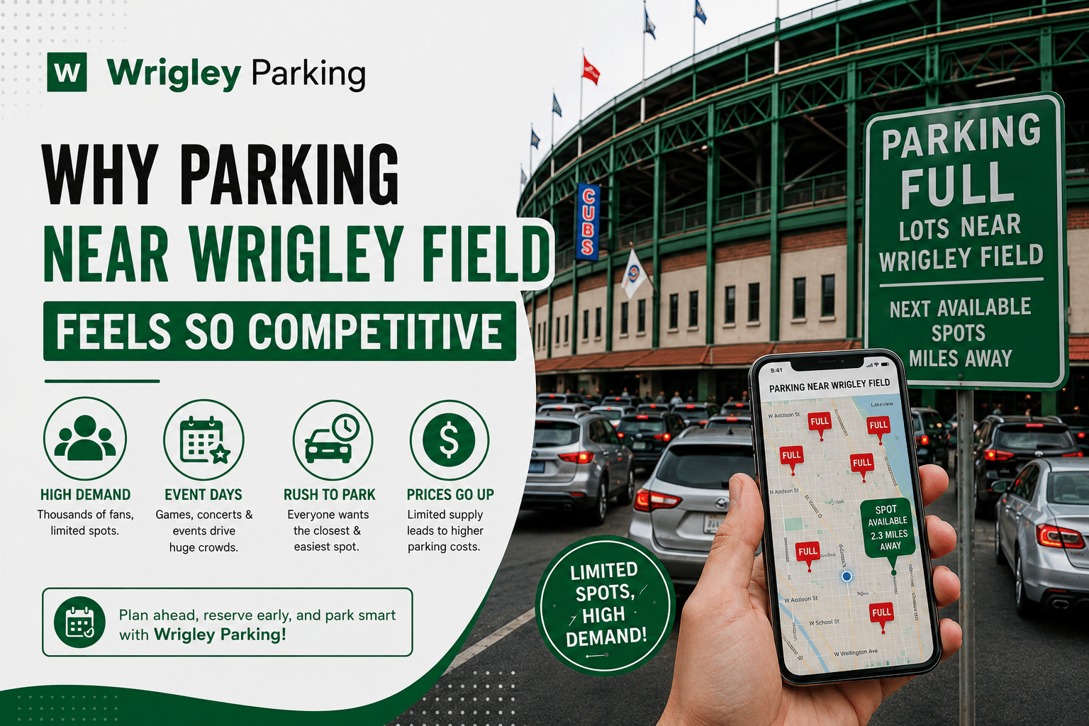 Why Parking Near Wrigley Field Feels So Competitive